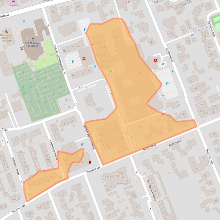 Kaart van postcodegebied 6658WX.