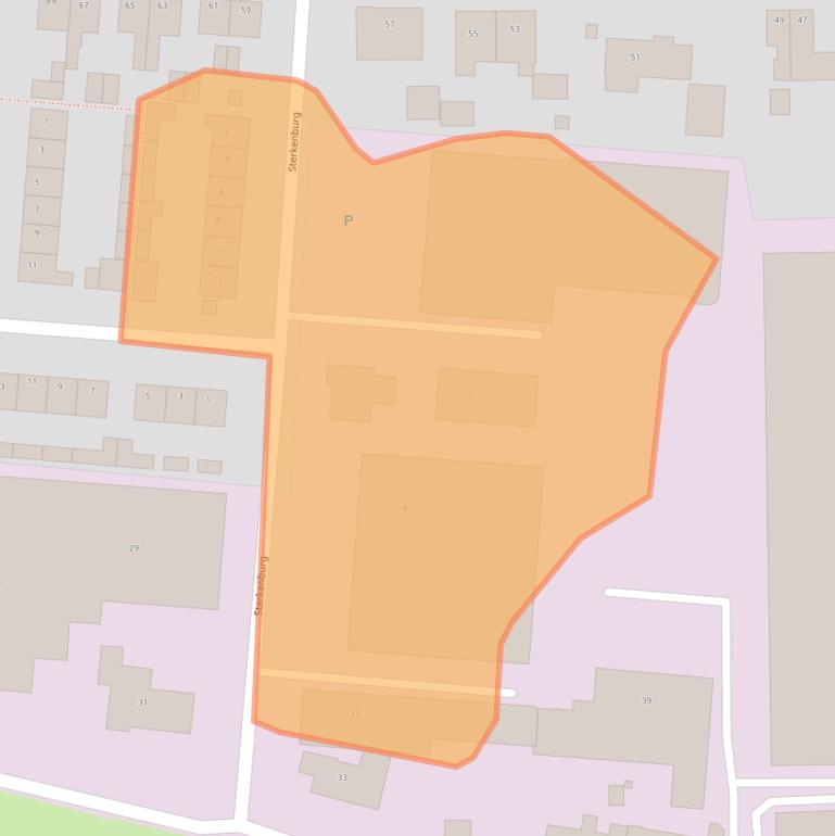 Kaart van postcodegebied 6659AM.