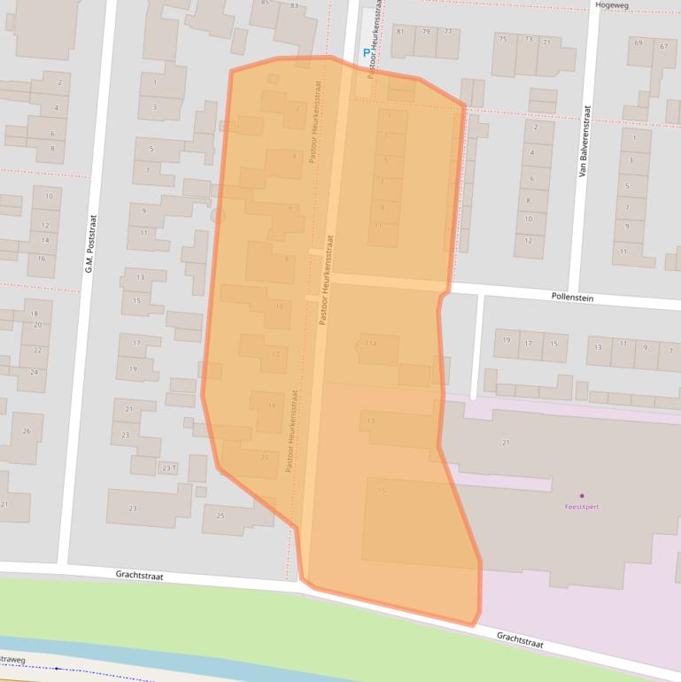 Kaart van postcodegebied 6659AR.