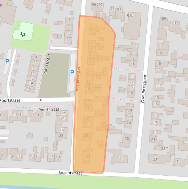 Kaart van postcodegebied 6659AV.