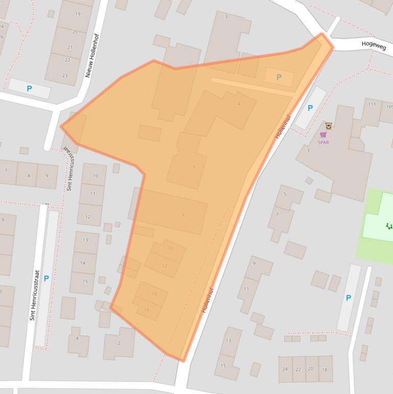 Kaart van postcodegebied 6659BC.