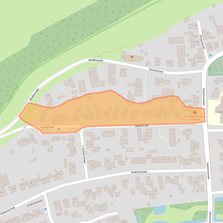 Kaart van postcodegebied 6659BL.