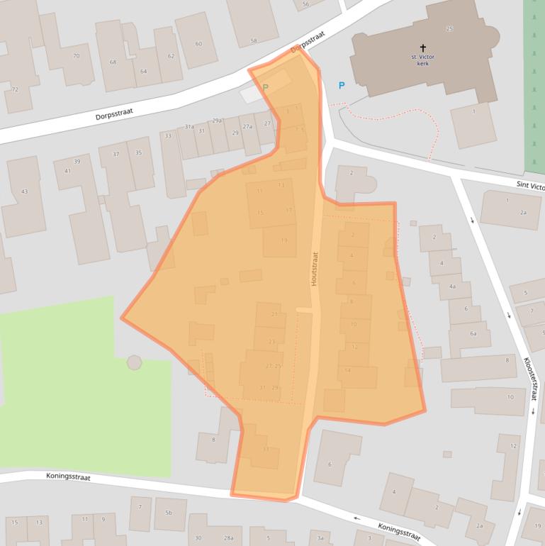 Kaart van postcodegebied 6659BT.