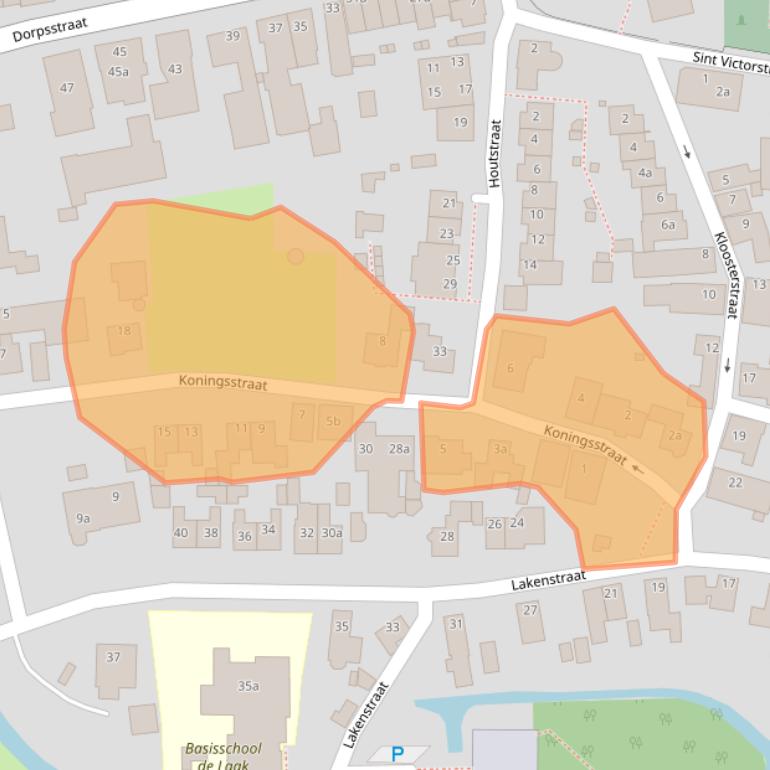 Kaart van postcodegebied 6659BV.
