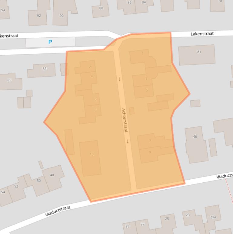 Kaart van postcodegebied 6659CJ.