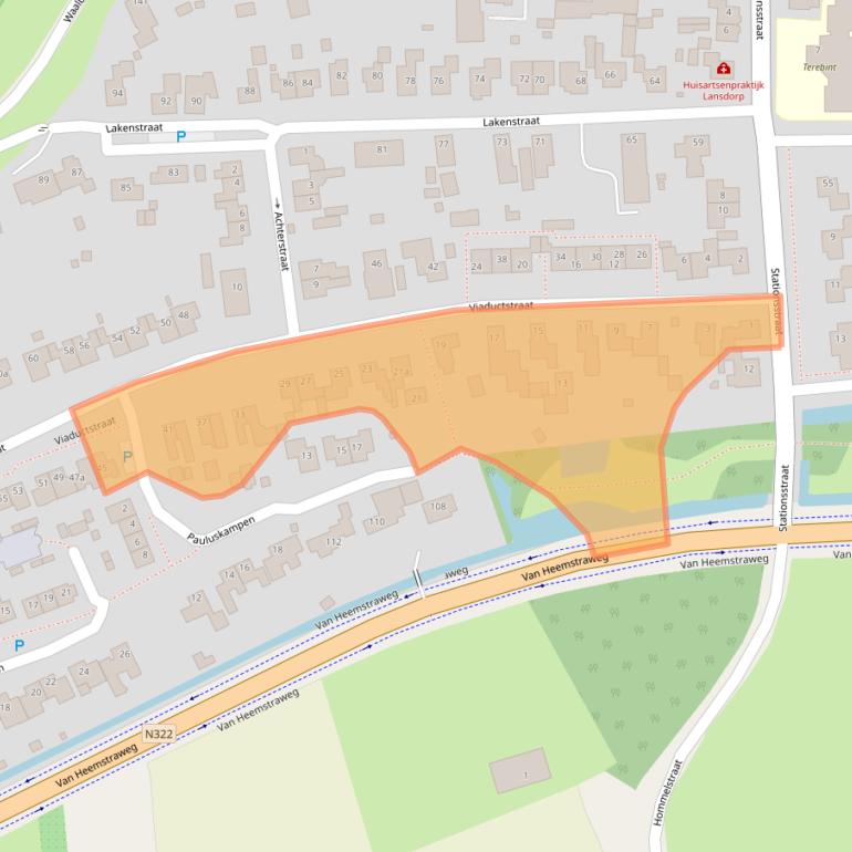 Kaart van postcodegebied 6659CL.