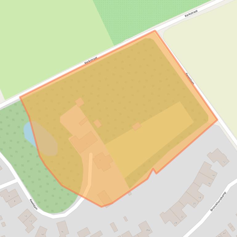 Kaart van postcodegebied 6659EG.