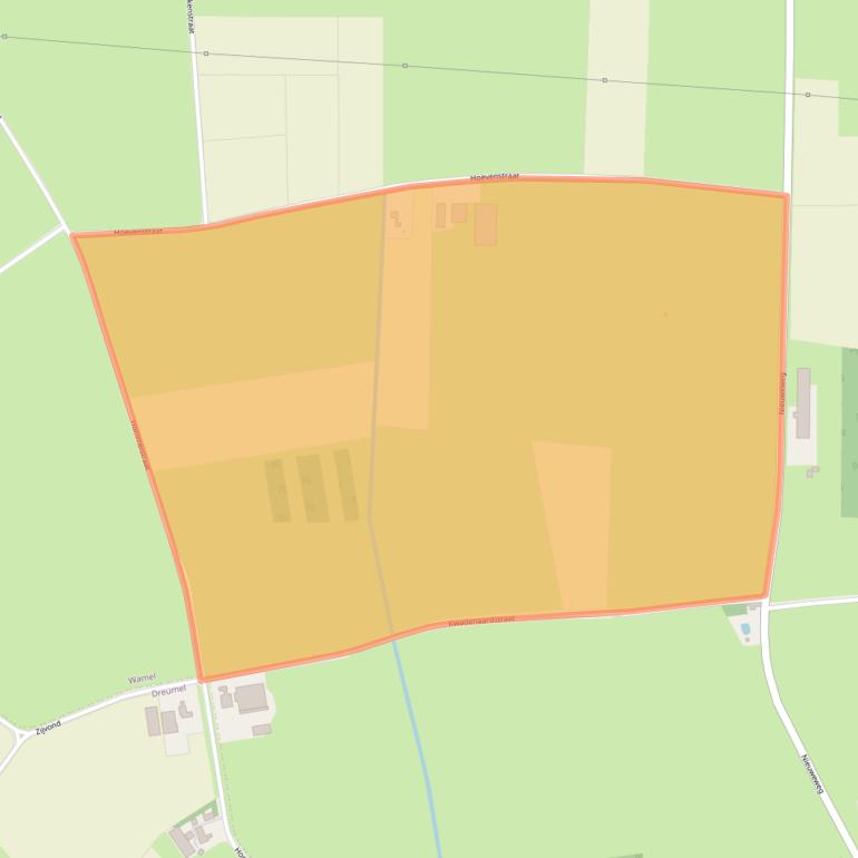 Kaart van postcodegebied 6659KT.