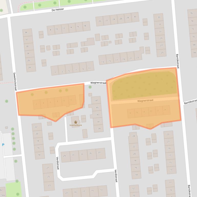 Kaart van postcodegebied 6661AM.