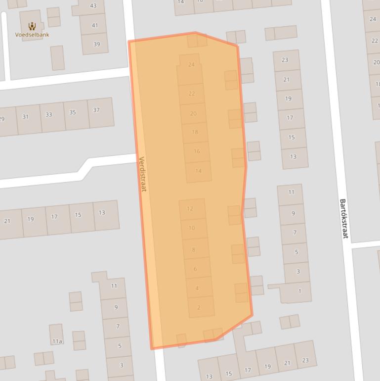 Kaart van postcodegebied 6661AP.