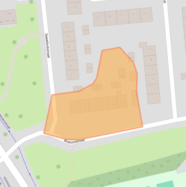 Kaart van postcodegebied 6661BA.