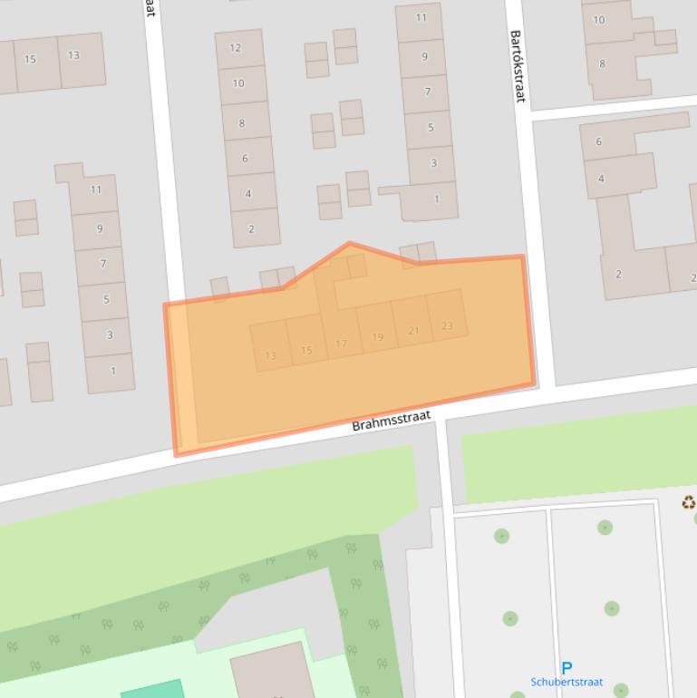 Kaart van postcodegebied 6661BB.