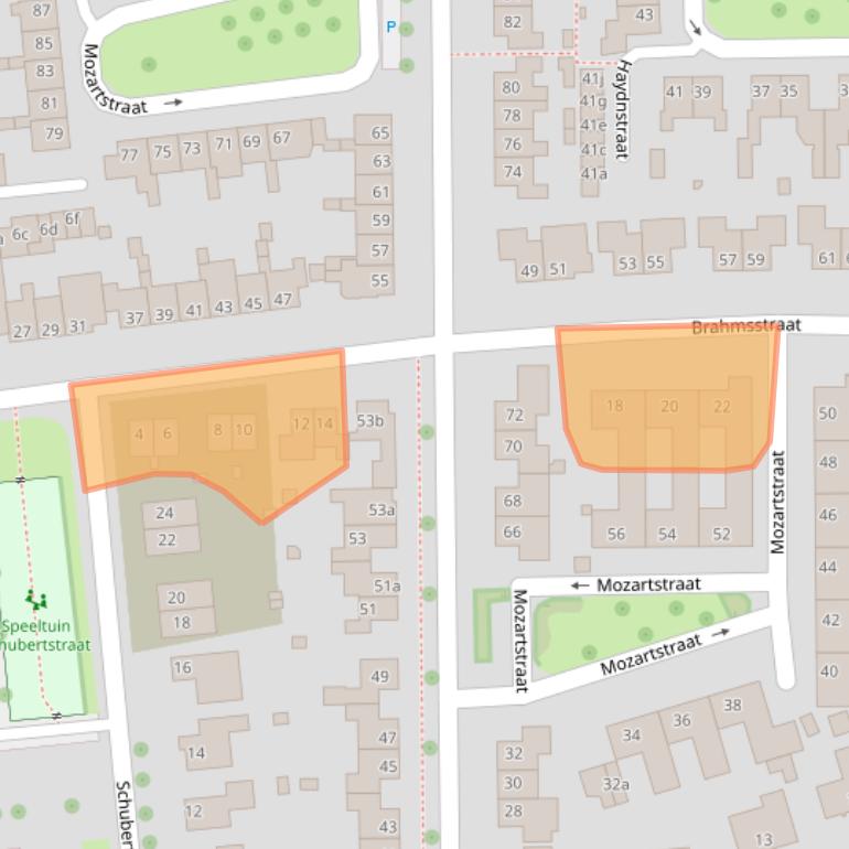 Kaart van postcodegebied 6661BG.