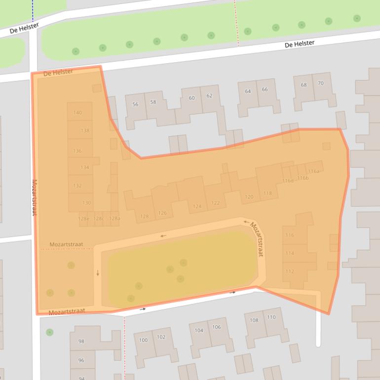 Kaart van postcodegebied 6661BP.