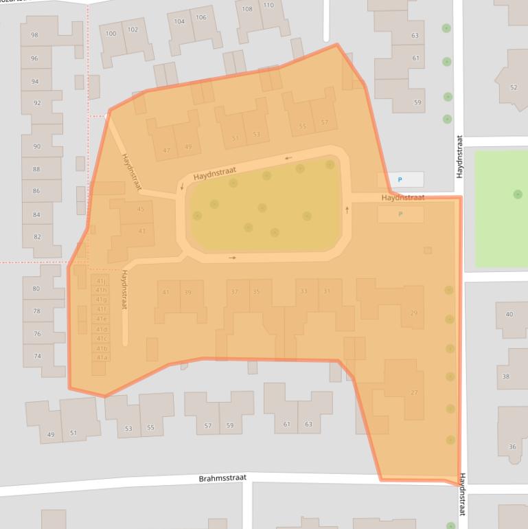 Kaart van postcodegebied 6661BS.