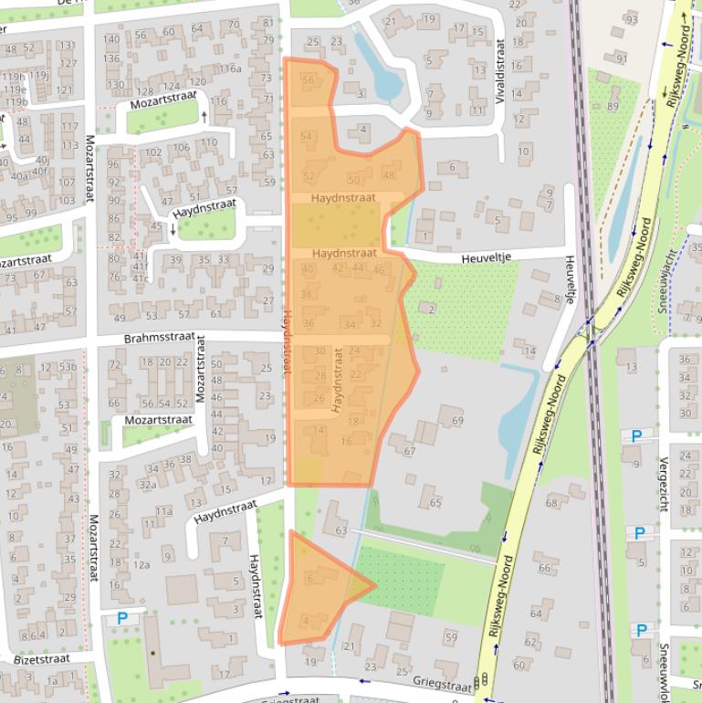 Kaart van postcodegebied 6661BV.