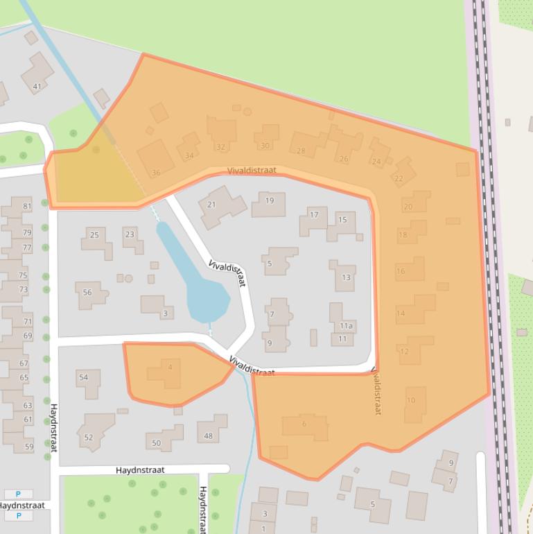 Kaart van postcodegebied 6661BX.