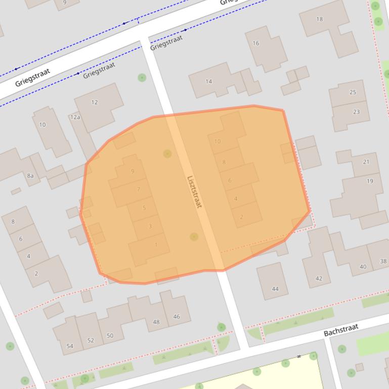 Kaart van postcodegebied 6661CL.