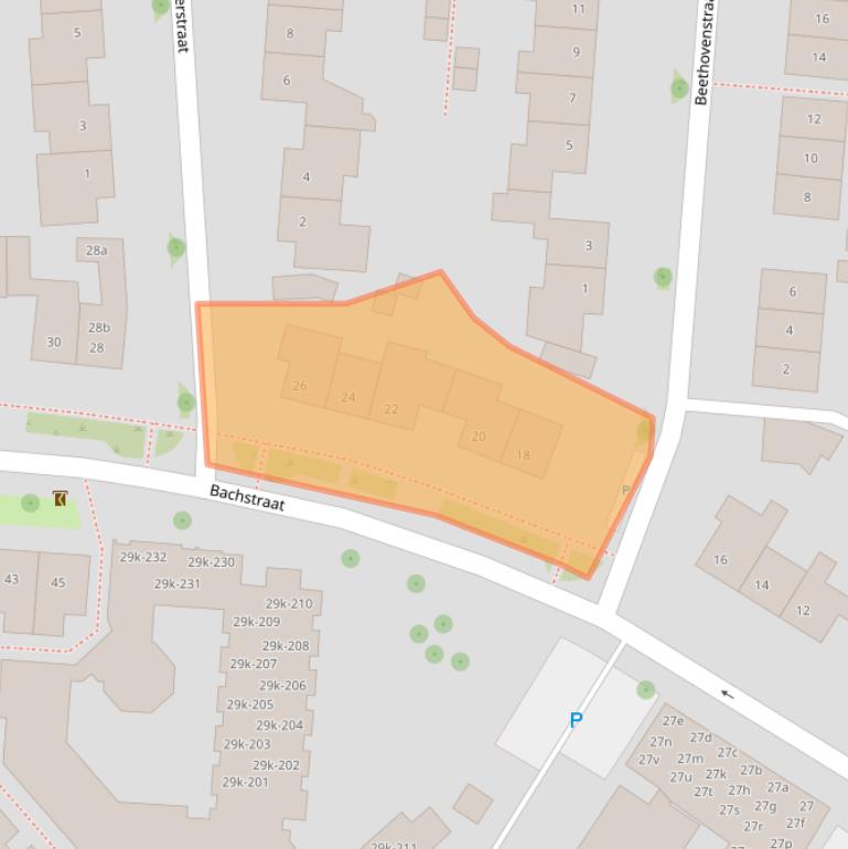 Kaart van postcodegebied 6661CS.