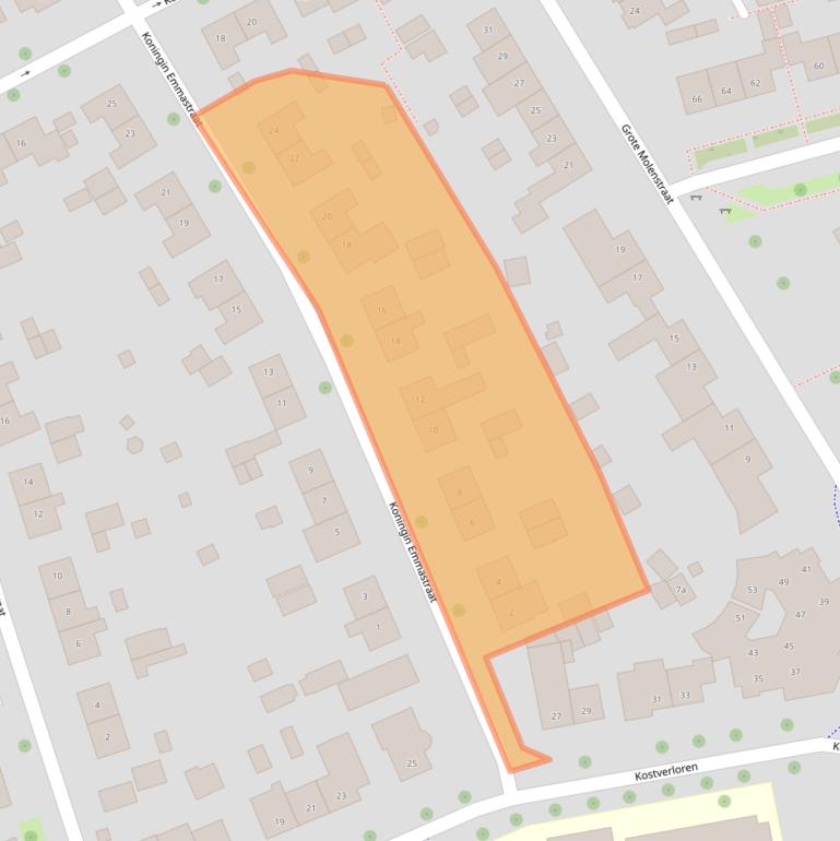 Kaart van postcodegebied 6661DN.