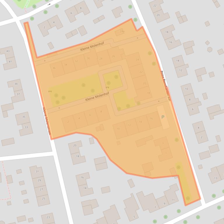 Kaart van postcodegebied 6661DT.