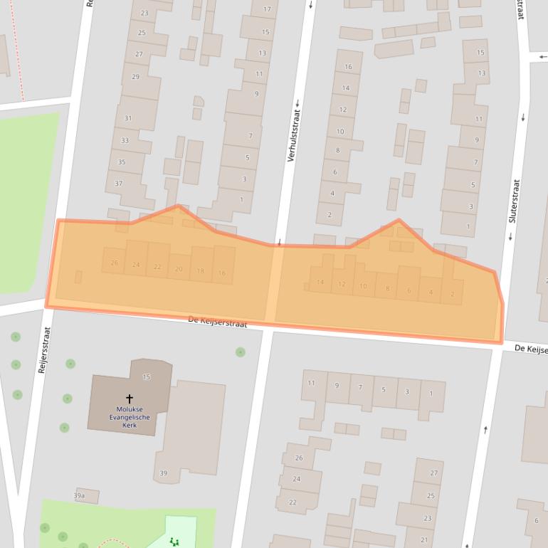 Kaart van postcodegebied 6661GD.