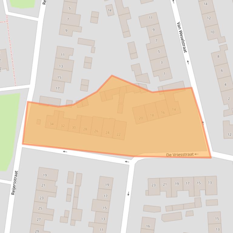 Kaart van postcodegebied 6661GM.