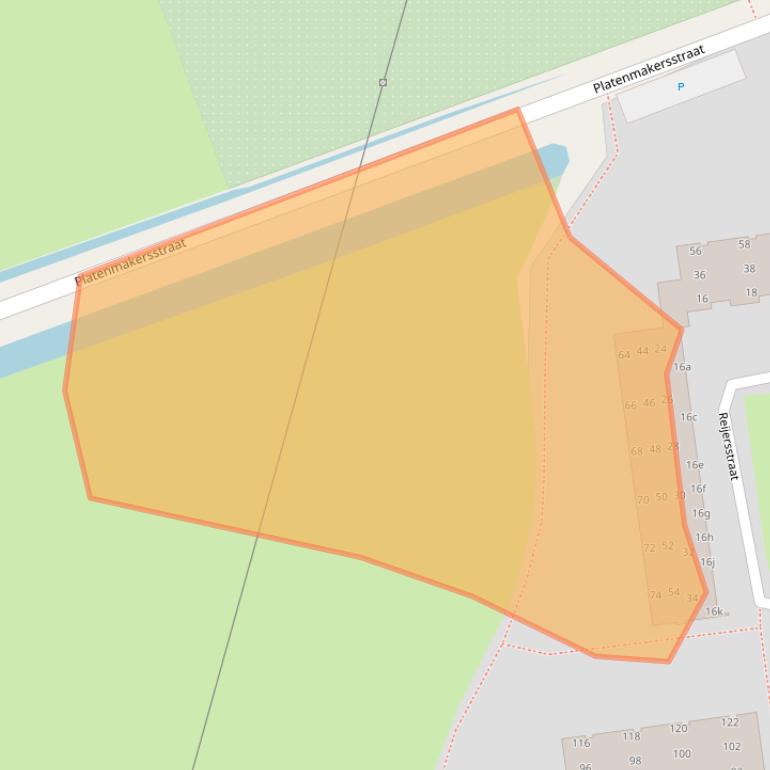 Kaart van postcodegebied 6661GV.