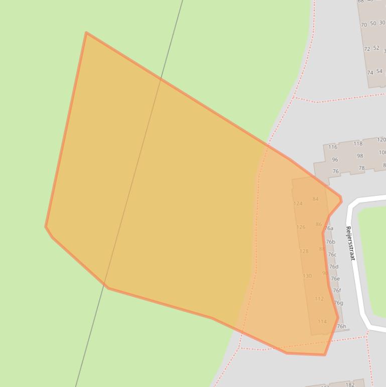 Kaart van postcodegebied 6661GX.