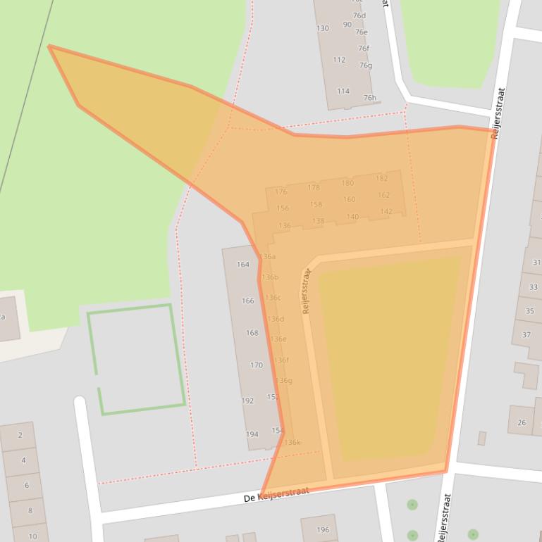 Kaart van postcodegebied 6661GZ.