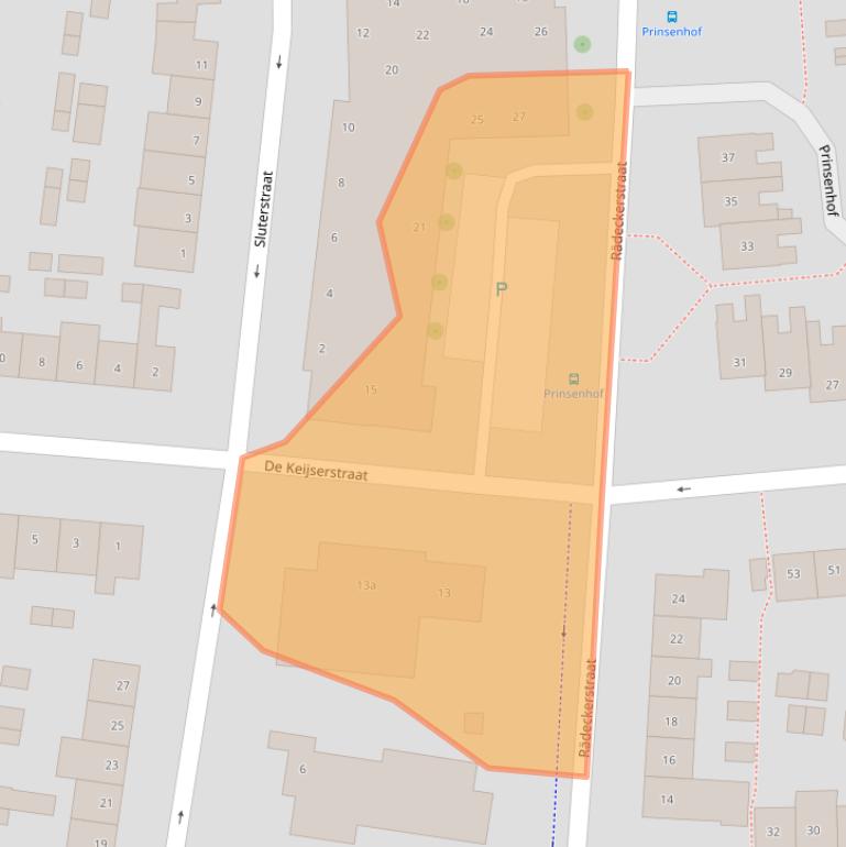 Kaart van postcodegebied 6661HC.