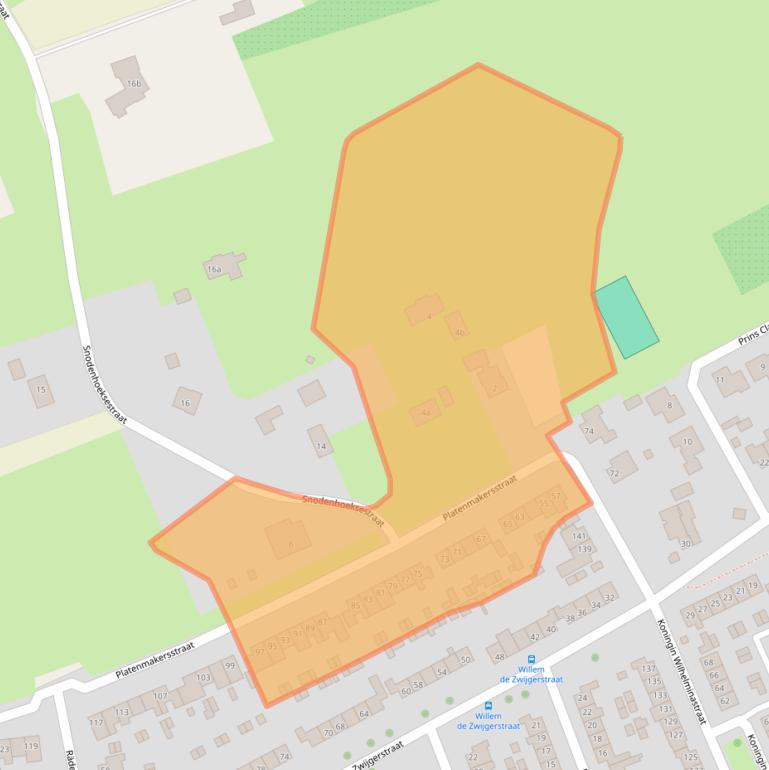 Kaart van postcodegebied 6661HL.