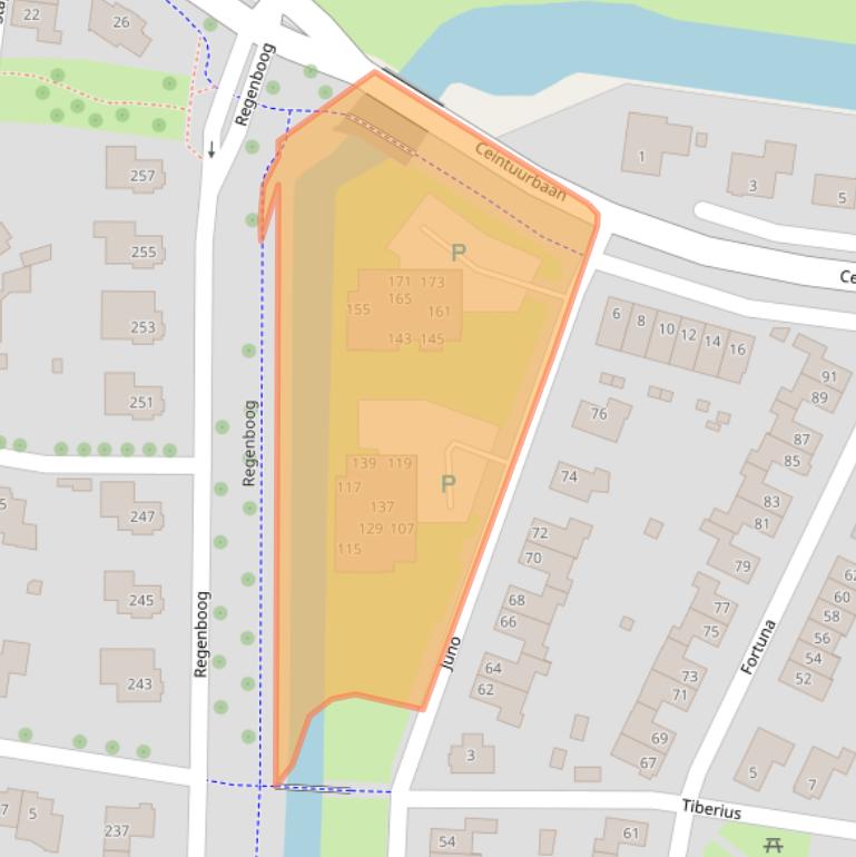 Kaart van postcodegebied 6661JB.