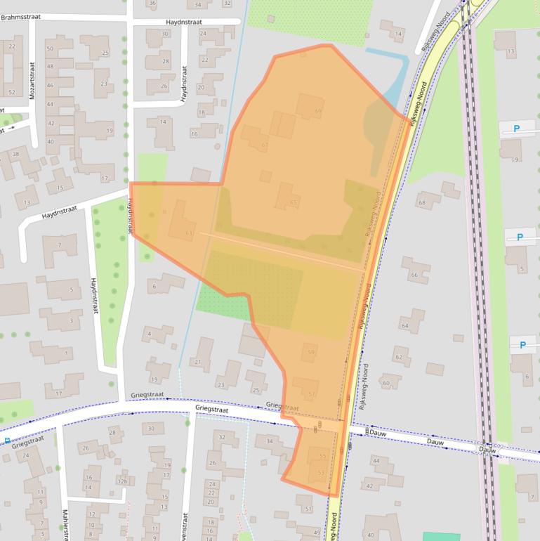 Kaart van postcodegebied 6661KC.