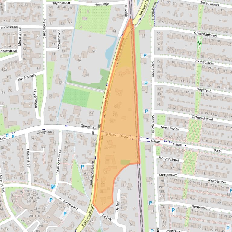 Kaart van postcodegebied 6661KH.