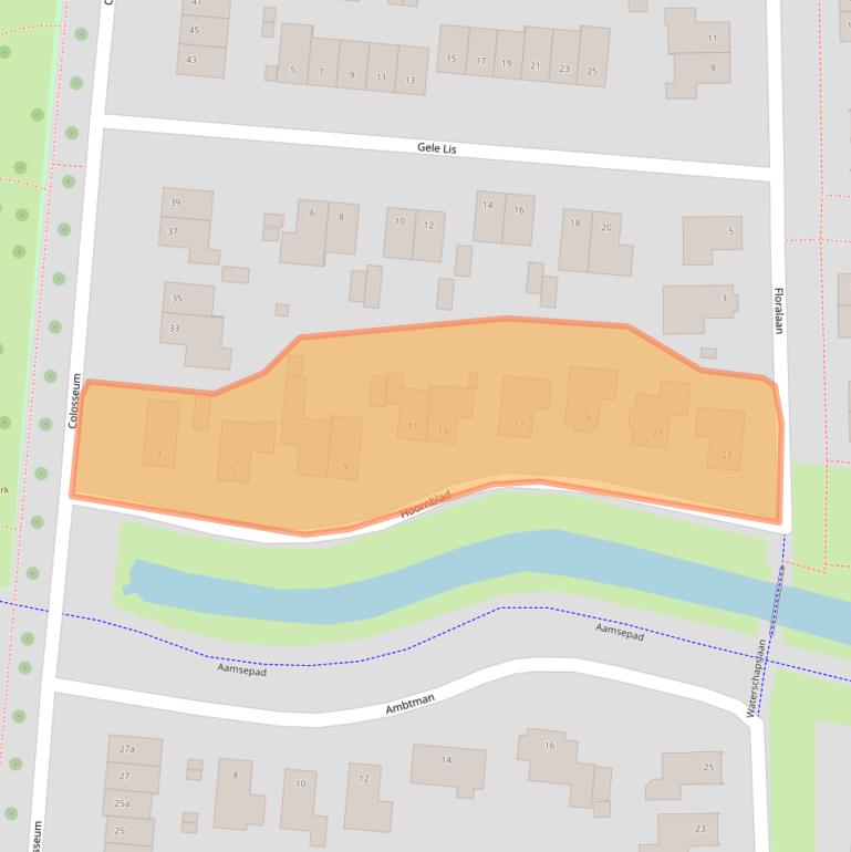 Kaart van postcodegebied 6661LE.