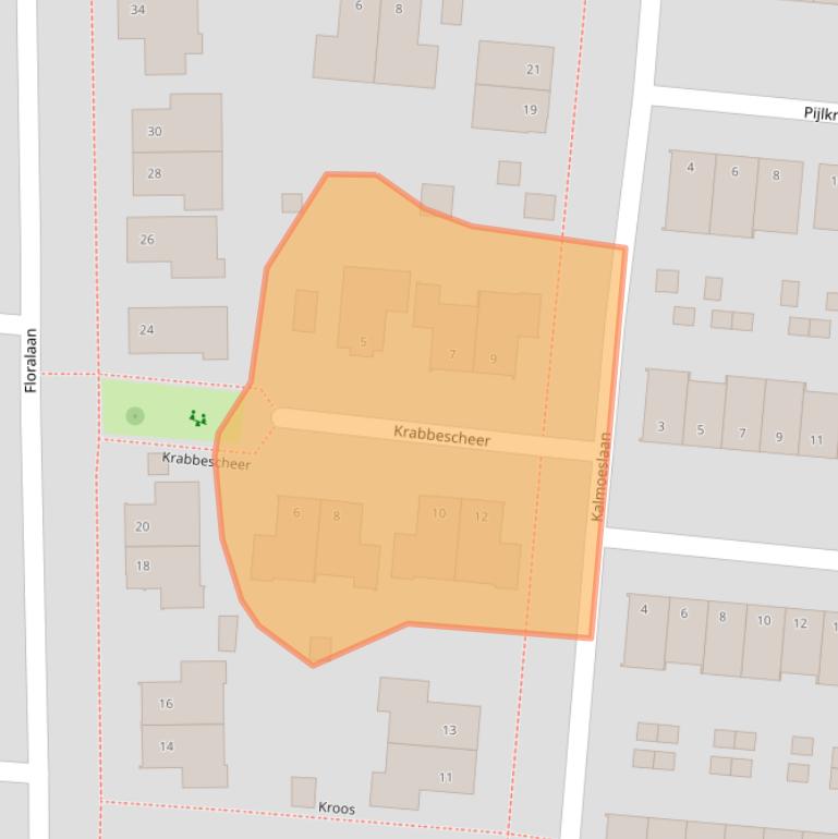 Kaart van postcodegebied 6661LN.