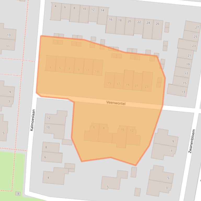 Kaart van postcodegebied 6661LT.