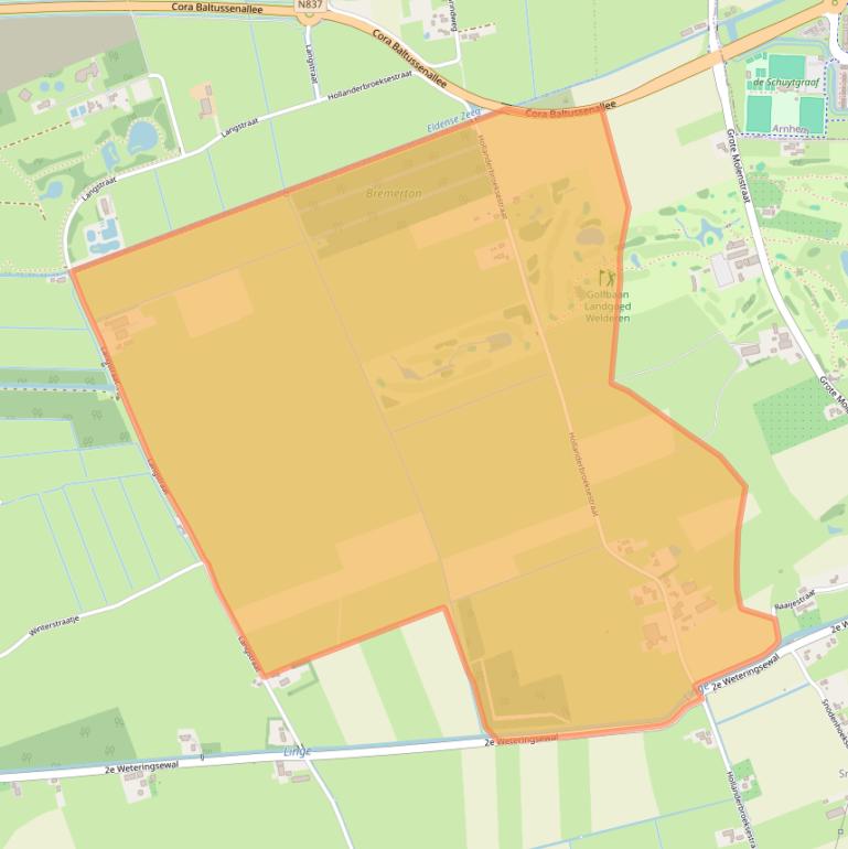 Kaart van postcodegebied 6661NK.