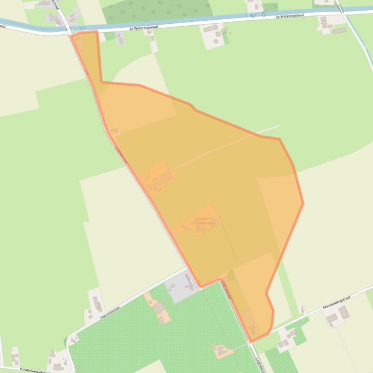 Kaart van postcodegebied 6661NM.