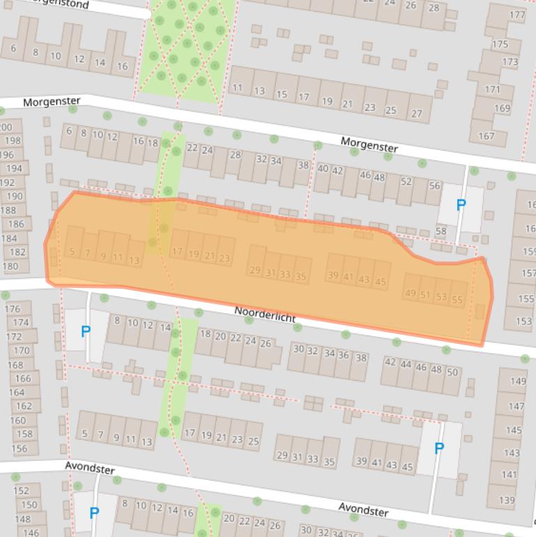 Kaart van postcodegebied 6661PT.