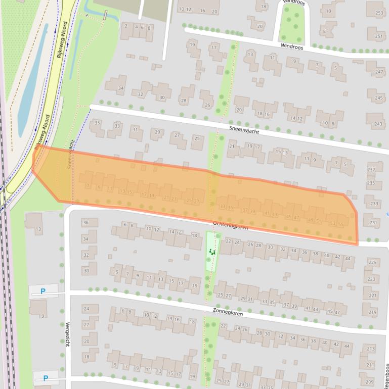 Kaart van postcodegebied 6661RL.