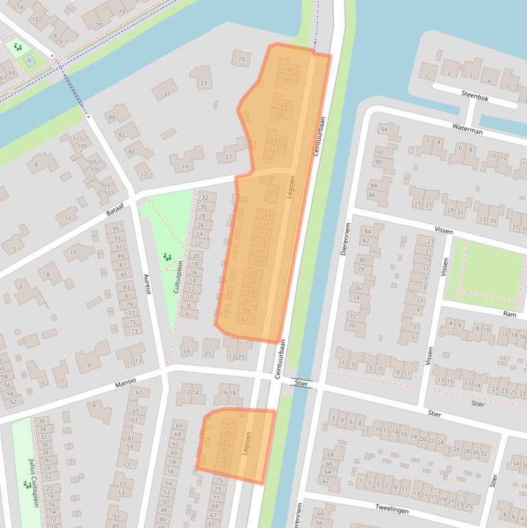 Kaart van postcodegebied 6661SC.