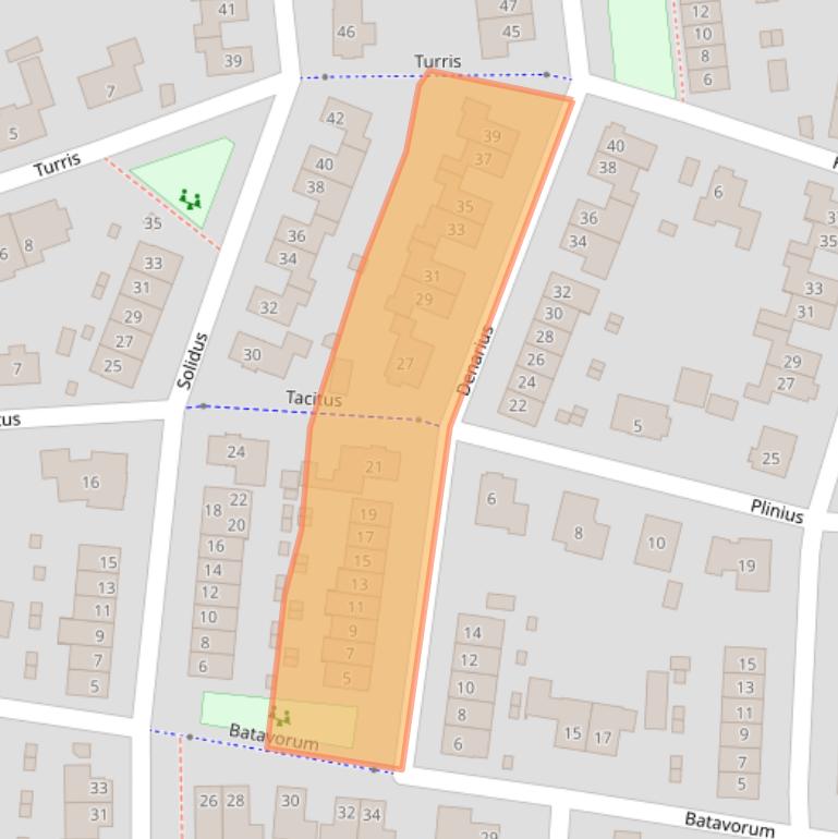 Kaart van postcodegebied 6661ST.