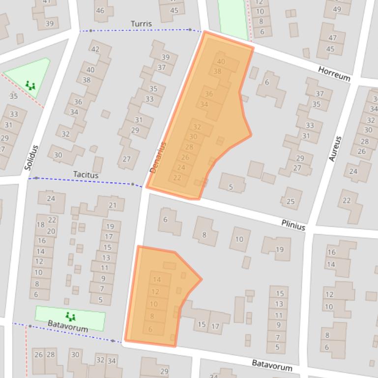 Kaart van postcodegebied 6661SW.