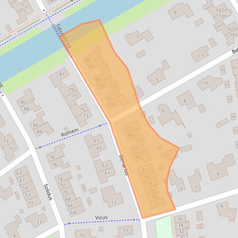 Kaart van postcodegebied 6661SX.