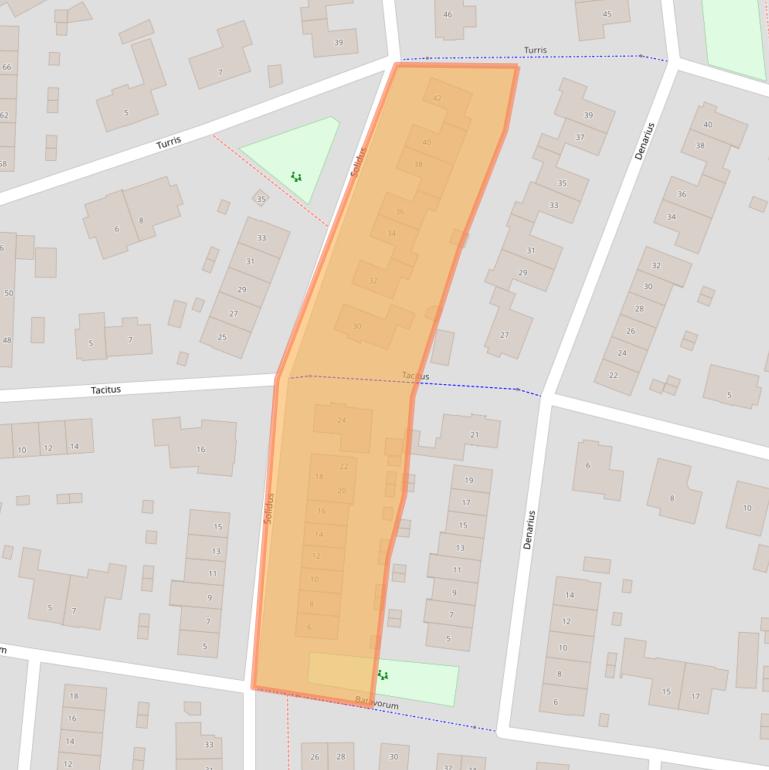 Kaart van postcodegebied 6661TC.