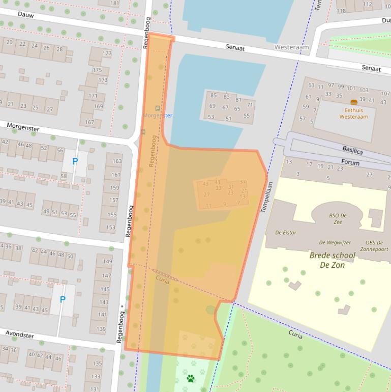 Kaart van postcodegebied 6661TP.