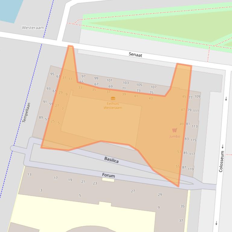 Kaart van postcodegebied 6661TT.