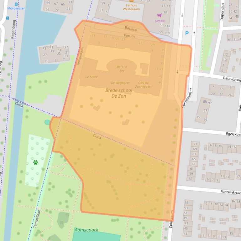 Kaart van postcodegebied 6661TW.